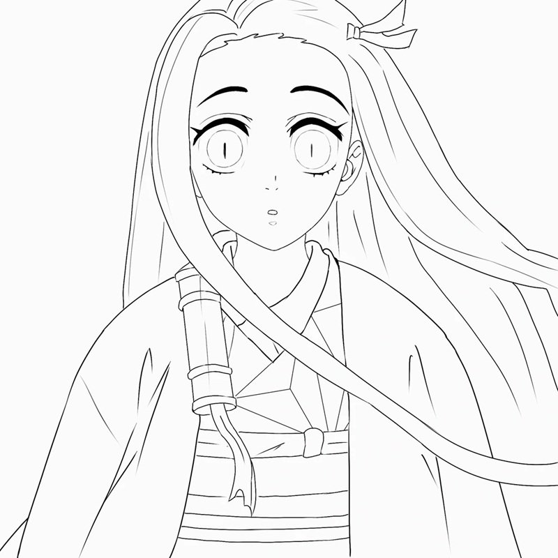 tranh tô màu anime 33