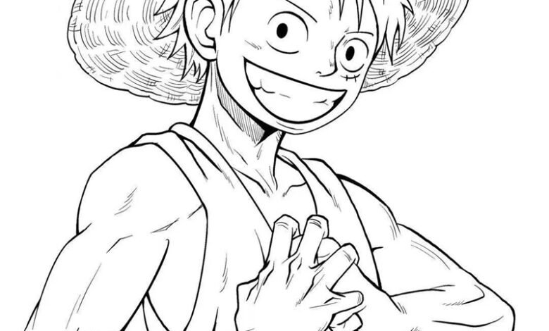 tranh tô màu anime 39