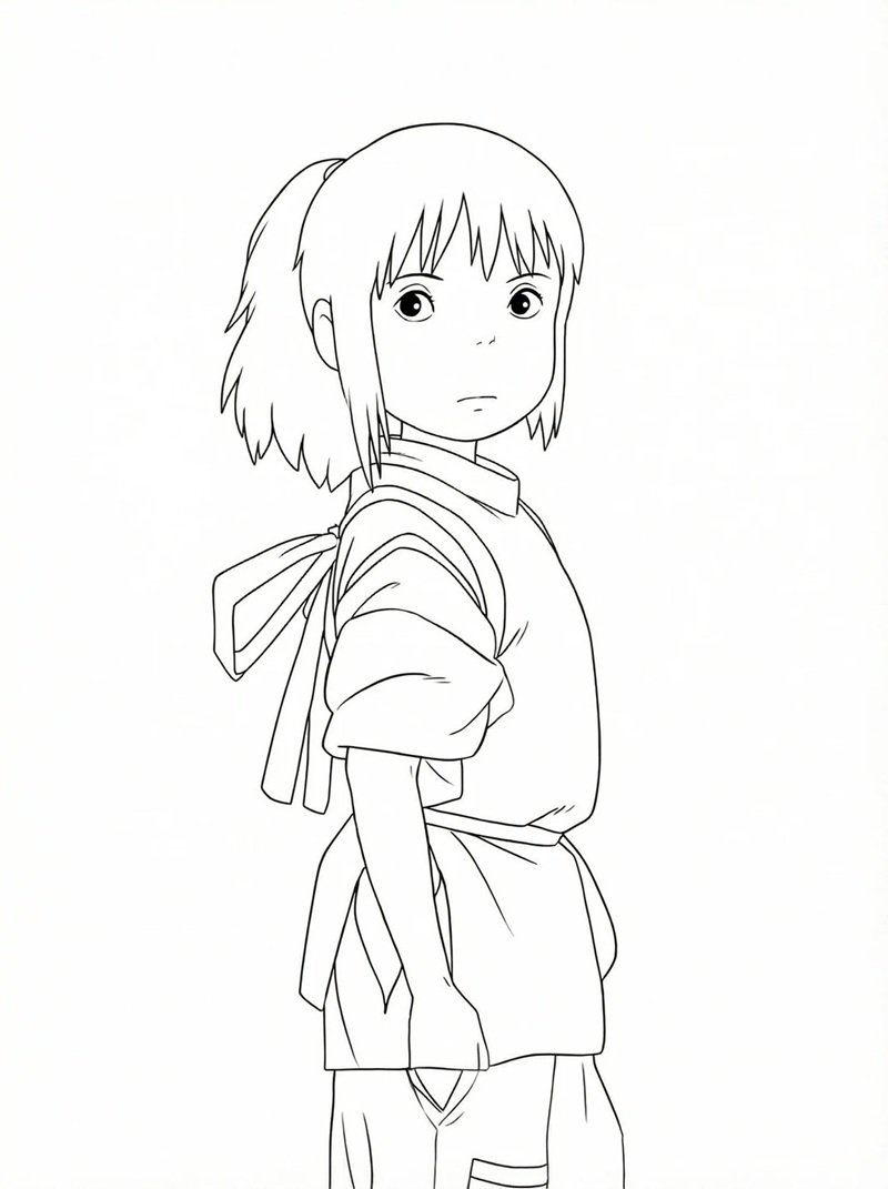 tranh tô màu anime 42