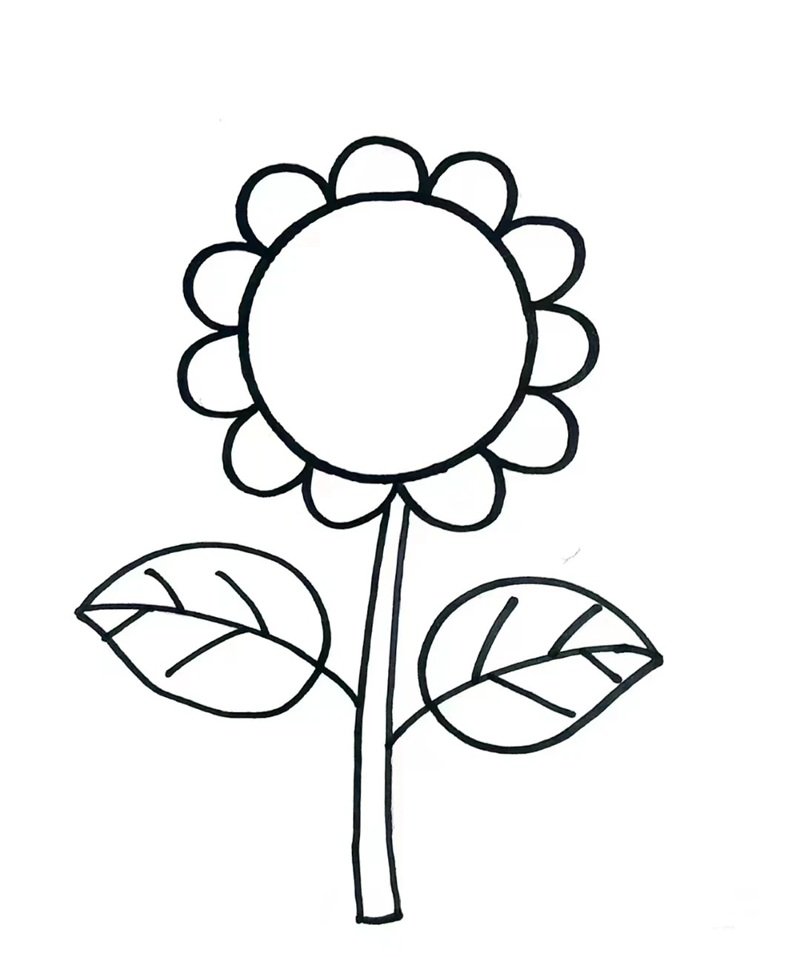 tranh tô màu bông hoa 17
