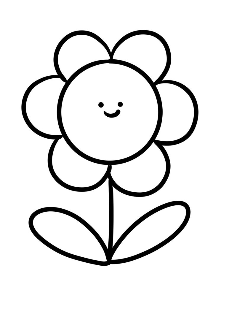 tranh tô màu bông hoa 19