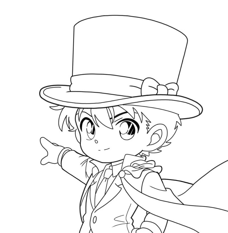 tranh tô màu chibi cute 30