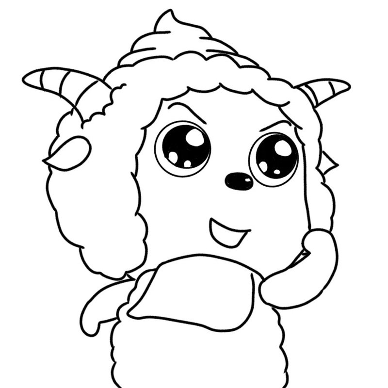 tranh tô màu chibi cute 5