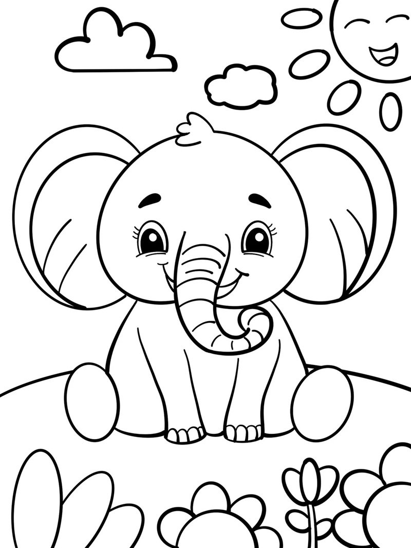 tranh tô màu cho bé 12