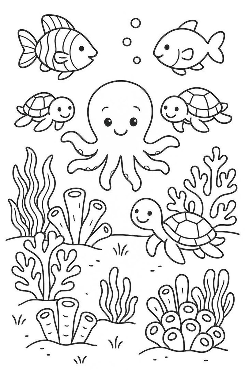 tranh tô màu cho bé 13