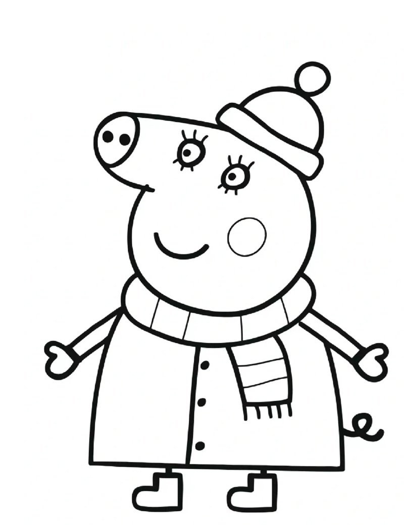 tranh tô màu cho bé 2-3 tuổi pdf 15