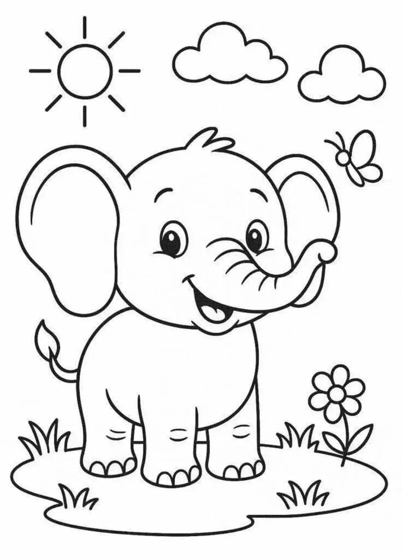 tranh tô màu cho bé 2-3 tuổi pdf 20