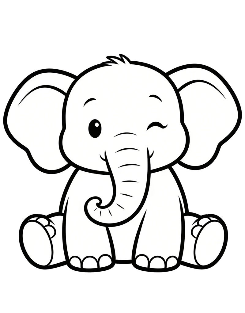 tranh tô màu cho bé 2-3 tuổi pdf 9