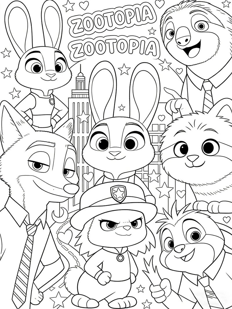 tranh tô màu cho bé 20