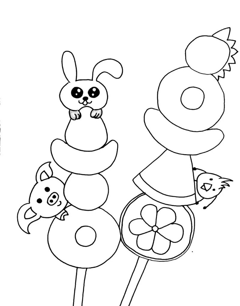 tranh tô màu cho bé 3-4 tuổi 14