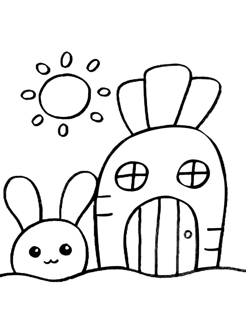 tranh tô màu cho bé 4-5 tuổi 17