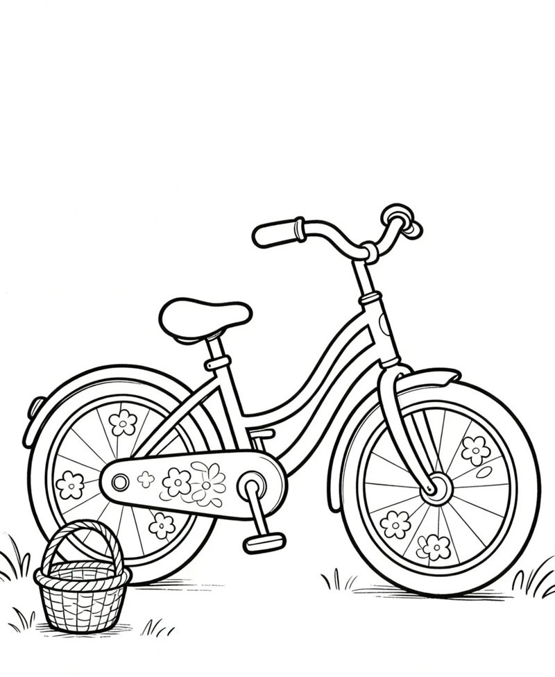 tranh tô màu cho bé 4-5 tuổi 7