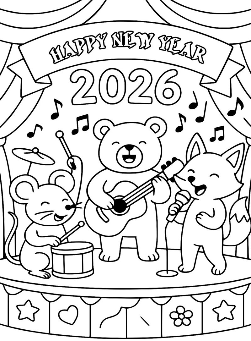 tranh tô màu cho bé 5-6 tuổi 2