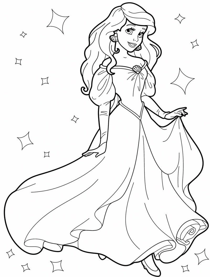 tranh tô màu cho bé 5-6 tuổi 22