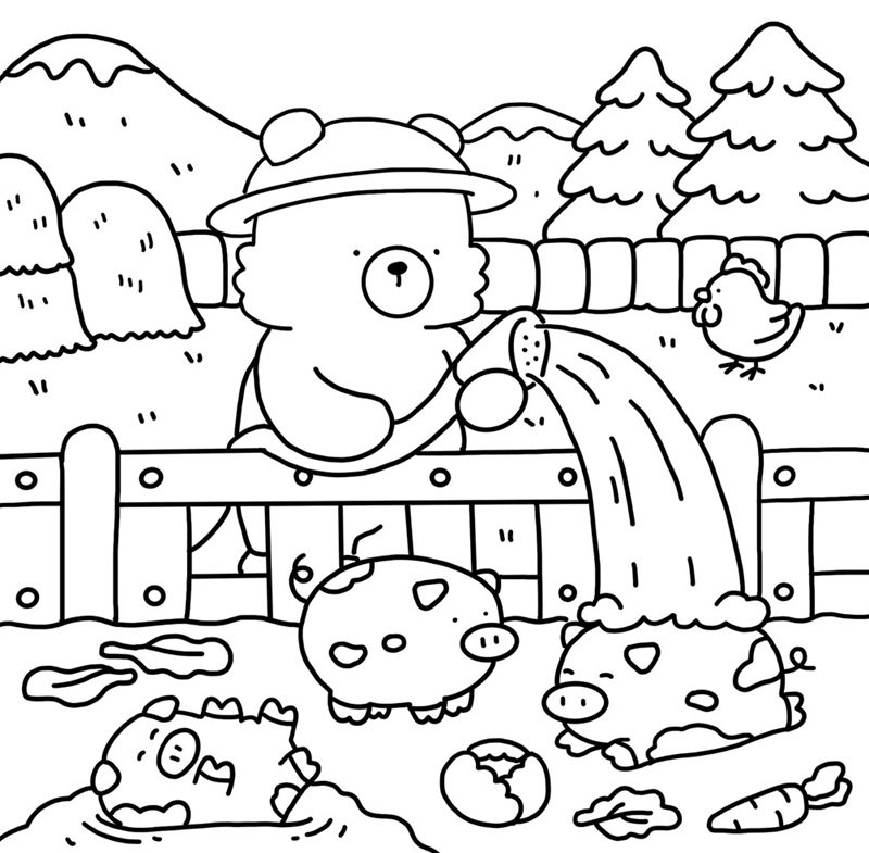 tranh tô màu cho bé 5-6 tuổi 27