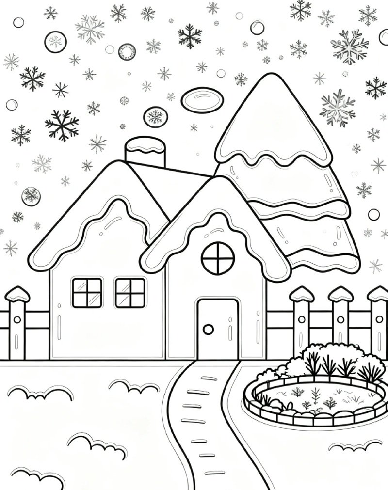 tranh tô màu cho bé 5-6 tuổi 8