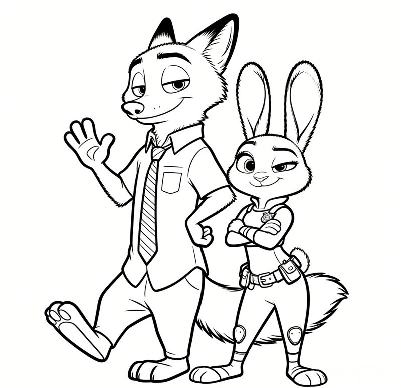 tranh tô màu cho bé 7-8 tuổi 27