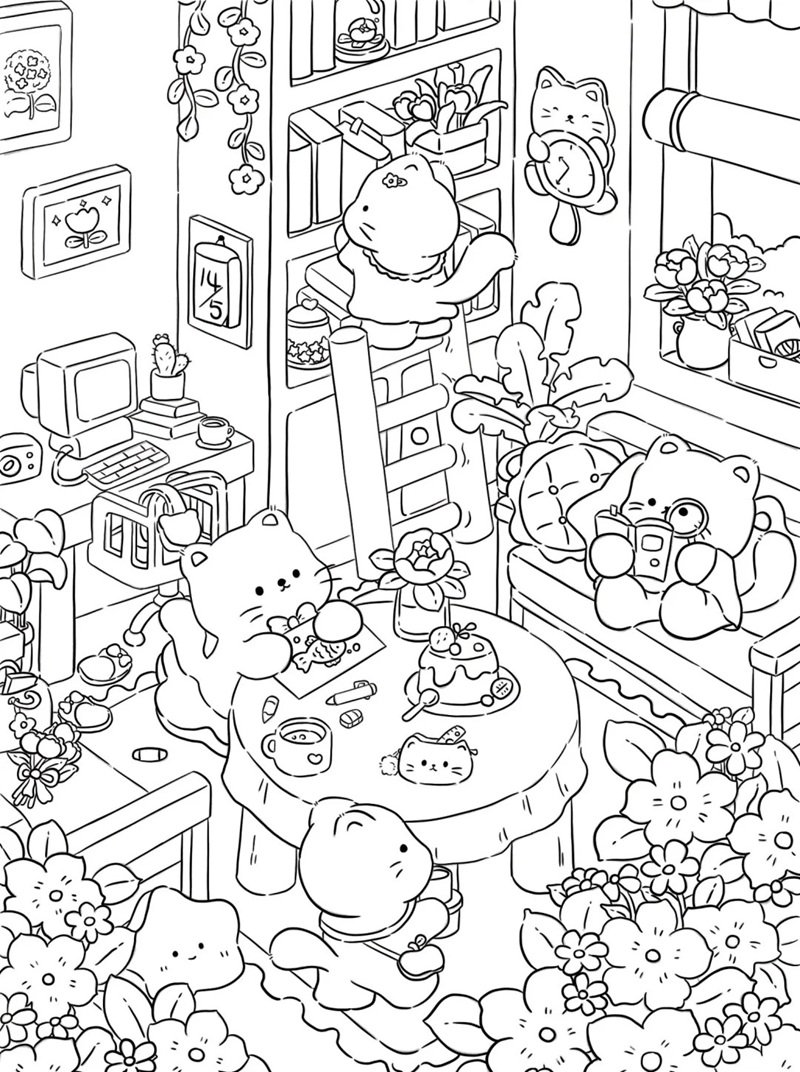 tranh tô màu cho bé 7-8 tuổi 28