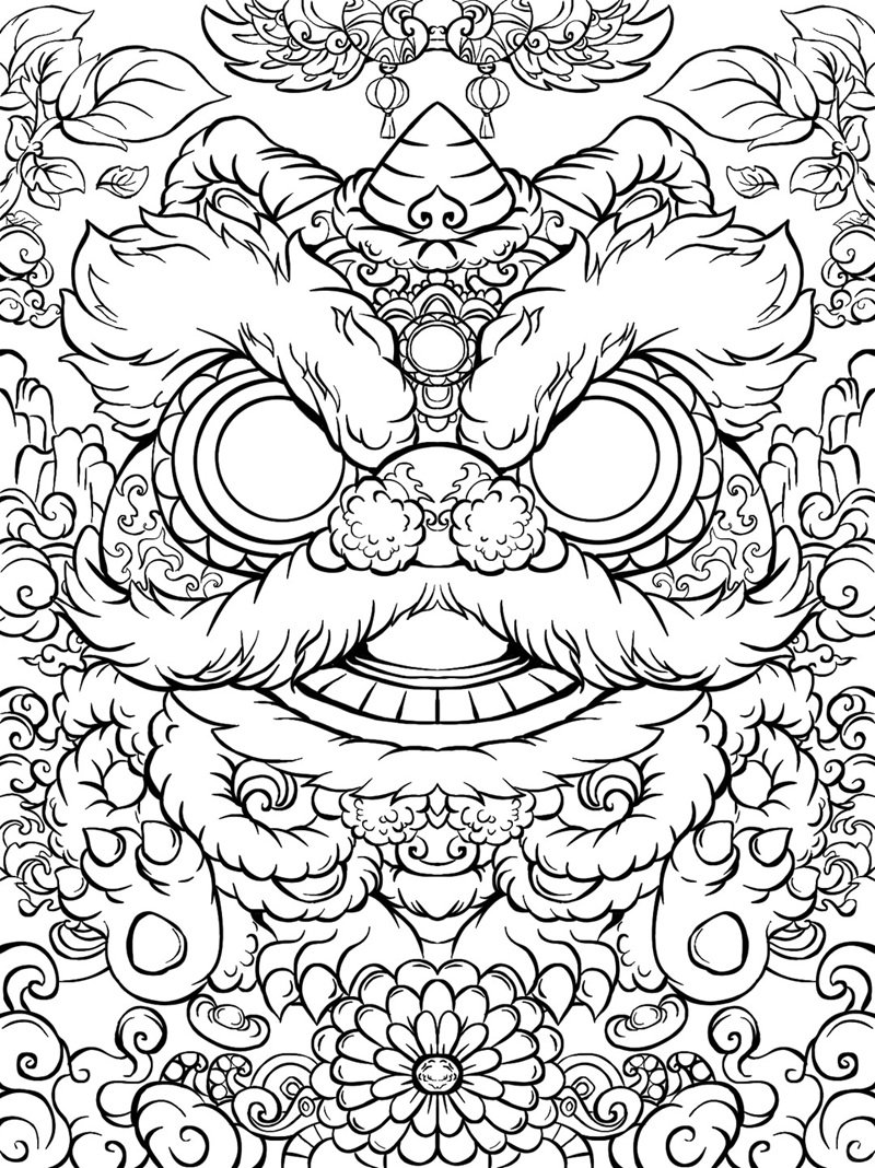 tranh tô màu cho bé 8-9 tuổi 21