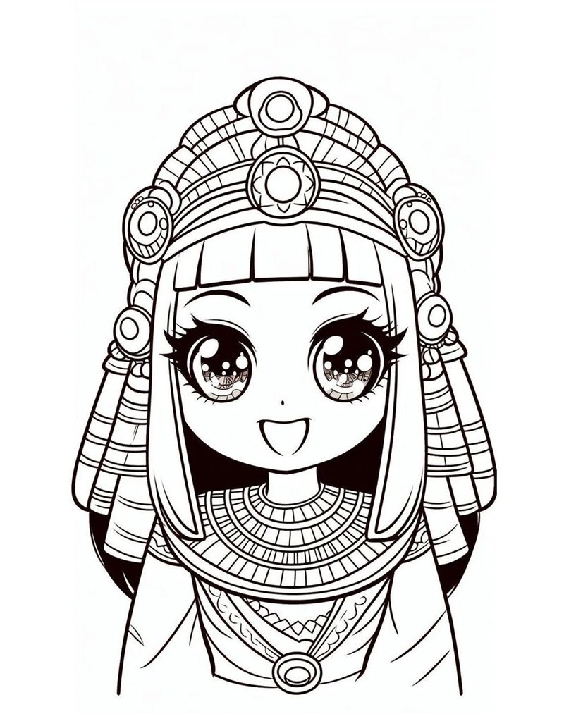 tranh tô màu cho bé gái 12