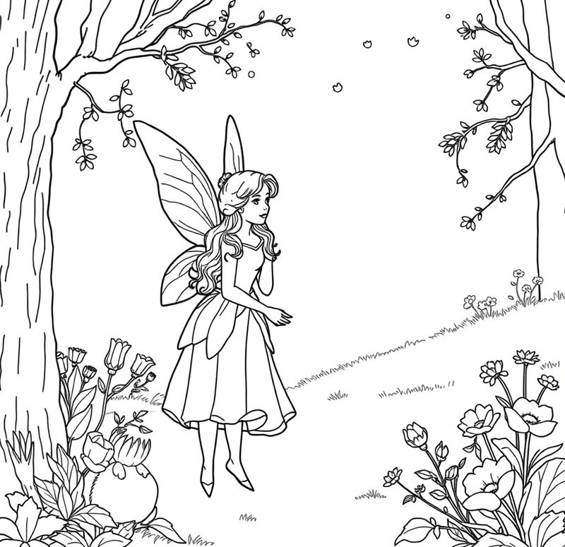 tranh tô màu cho bé gái 24