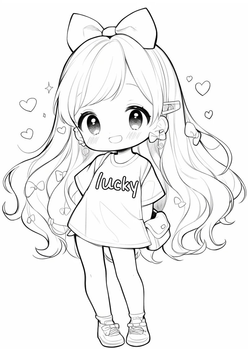 tranh tô màu cho bé gái 26