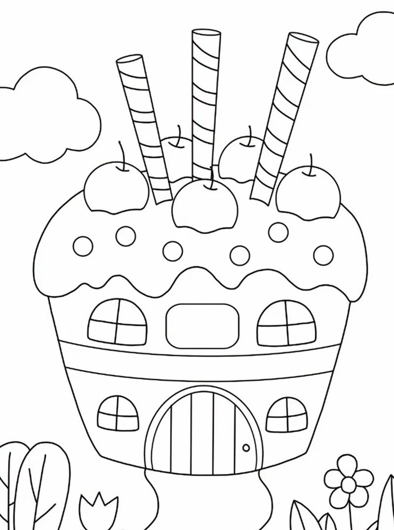 tranh tô màu cho bé gái 28