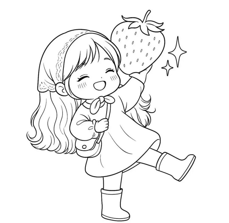 tranh tô màu cho bé gái 36