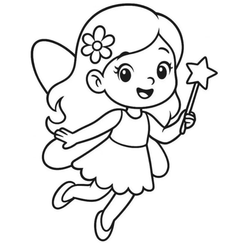 tranh tô màu cho bé gái 37