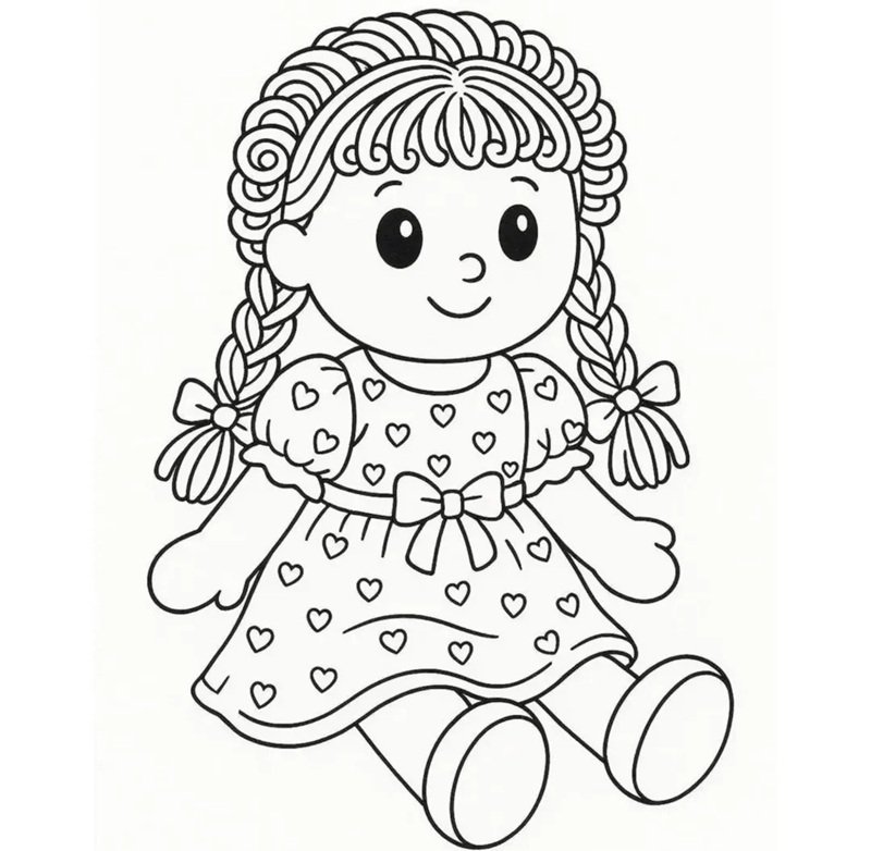 tranh tô màu cho bé gái 38