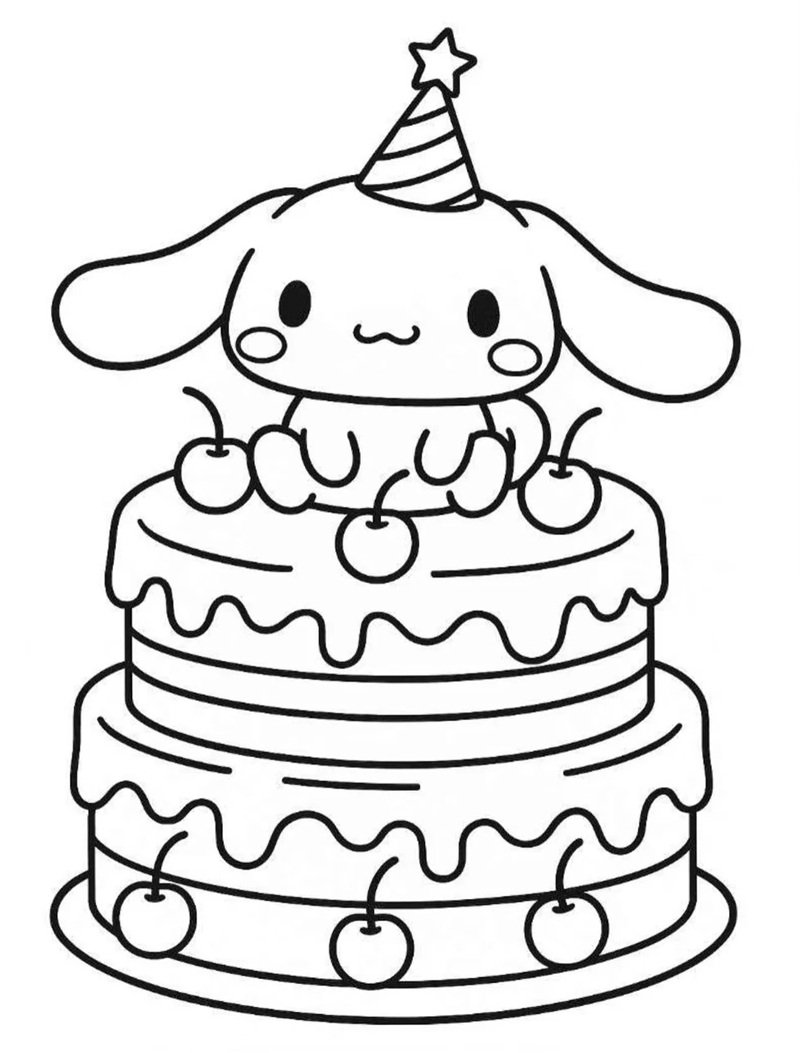 tranh tô màu cho bé gái 4