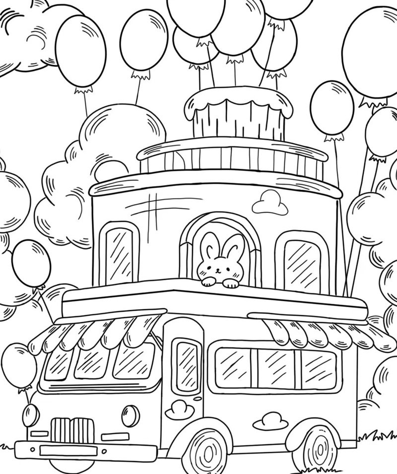 tranh tô màu cho bé gái 6