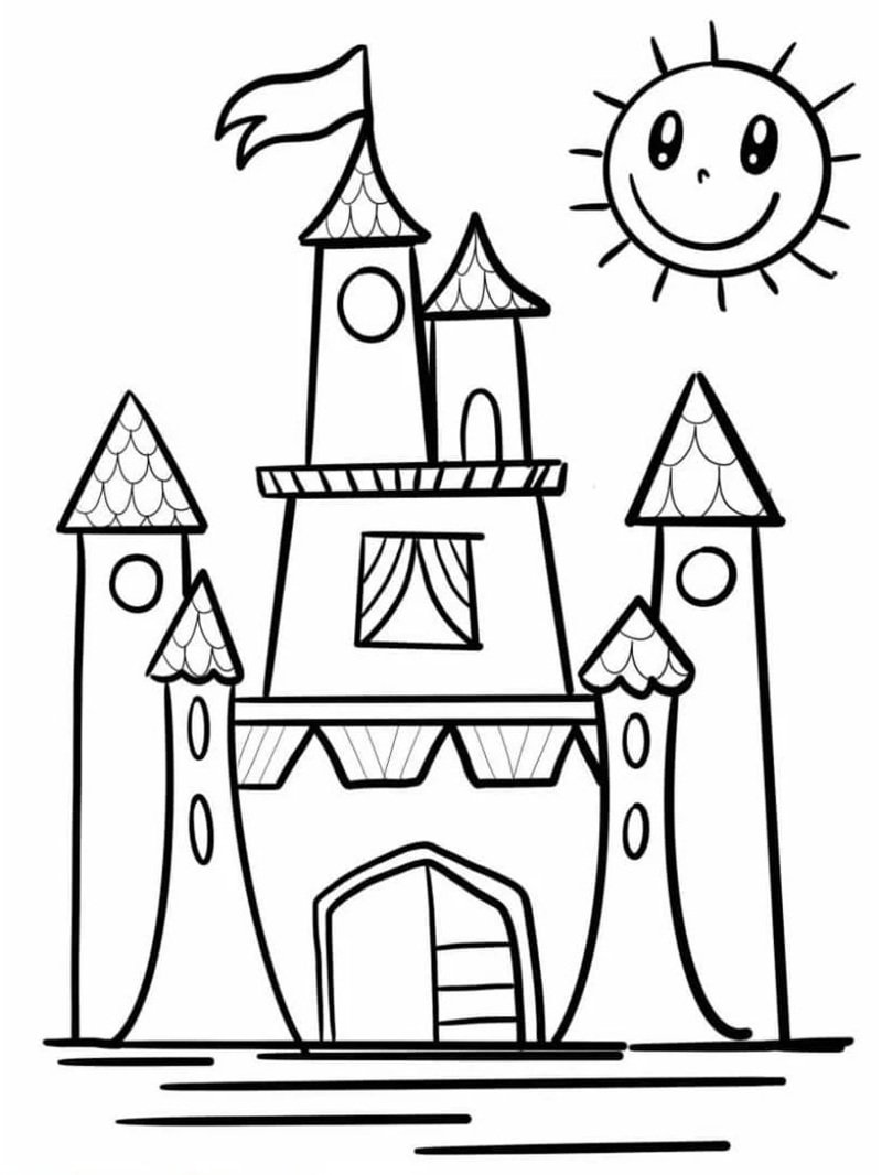 tranh tô màu cho bé gái 9