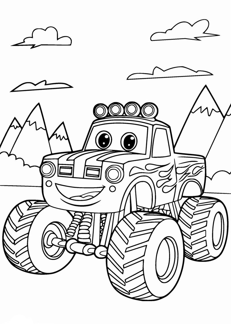 tranh tô màu cho bé trai 37