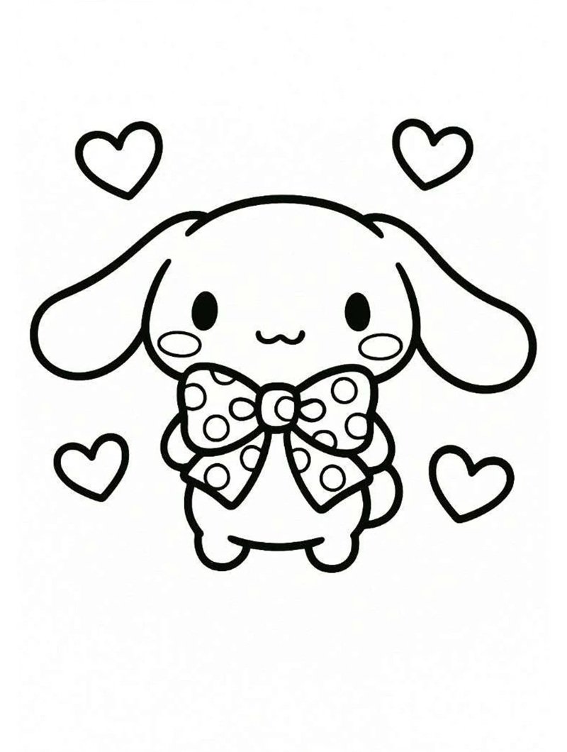 tranh tô màu cinnamoroll 19