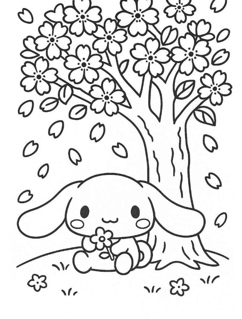 tranh tô màu cinnamoroll 38