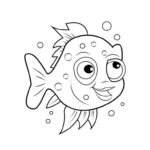tranh tô màu con cá 13