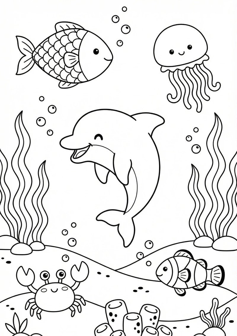 tranh tô màu con cá 33