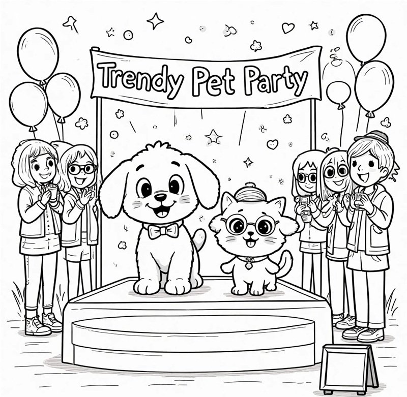 tranh tô màu con chó 18