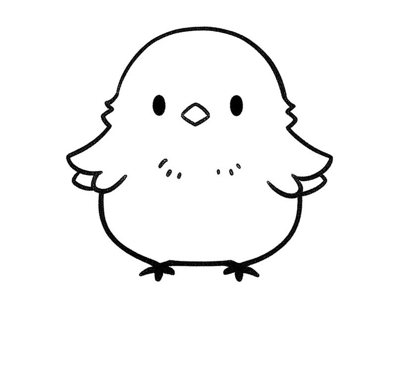 tranh tô màu con gà 35