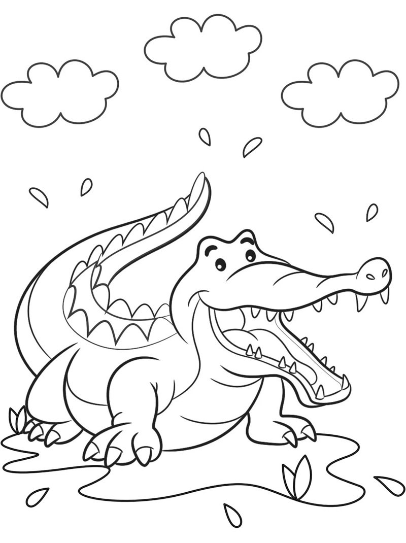 tranh tô màu con vật 10