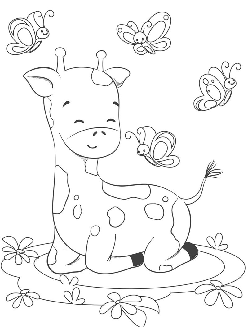 tranh tô màu con vật 11