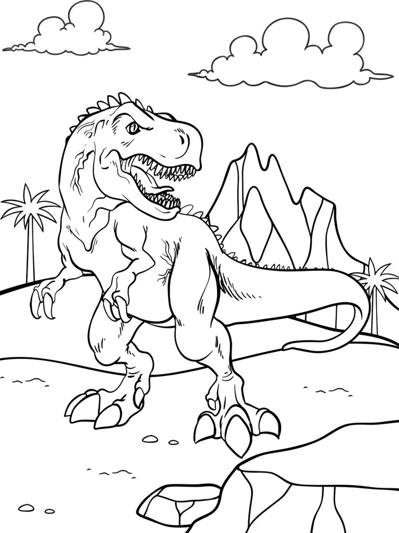 tranh tô màu con vật 18