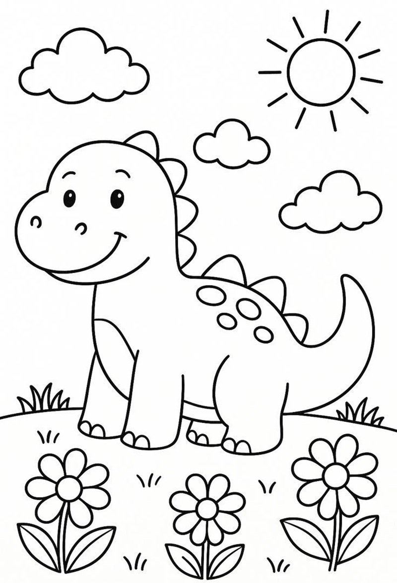 tranh tô màu con vật 23