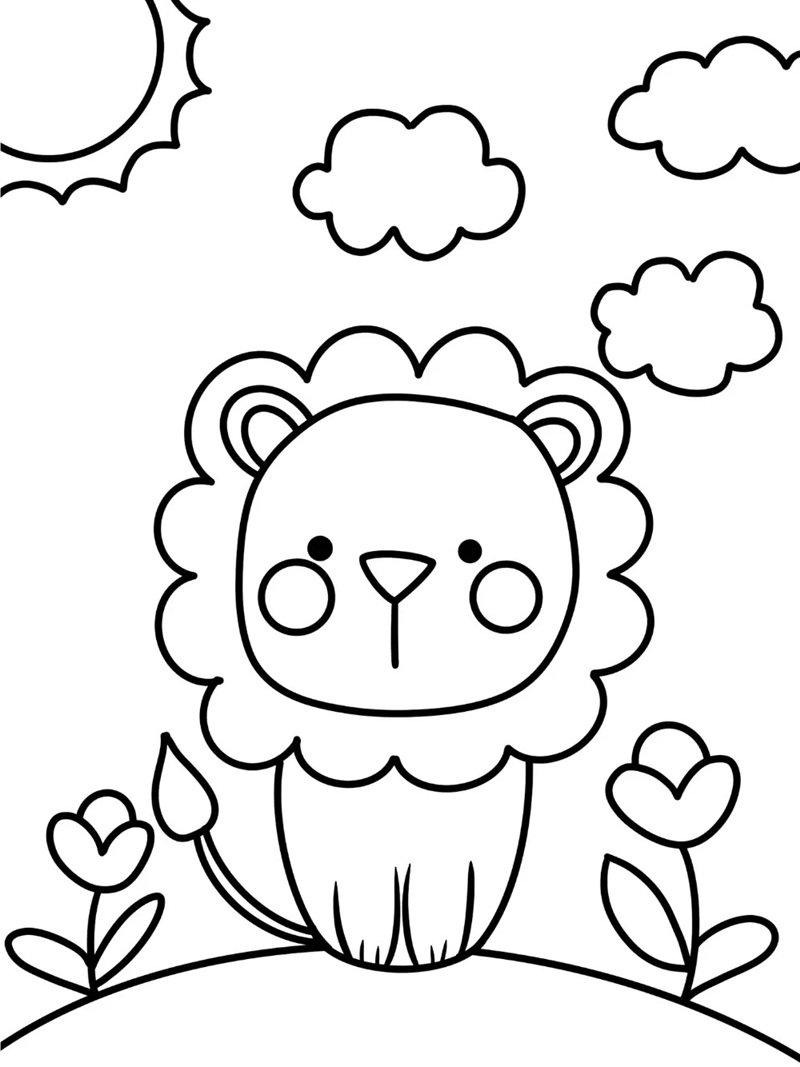 tranh tô màu con vật 31