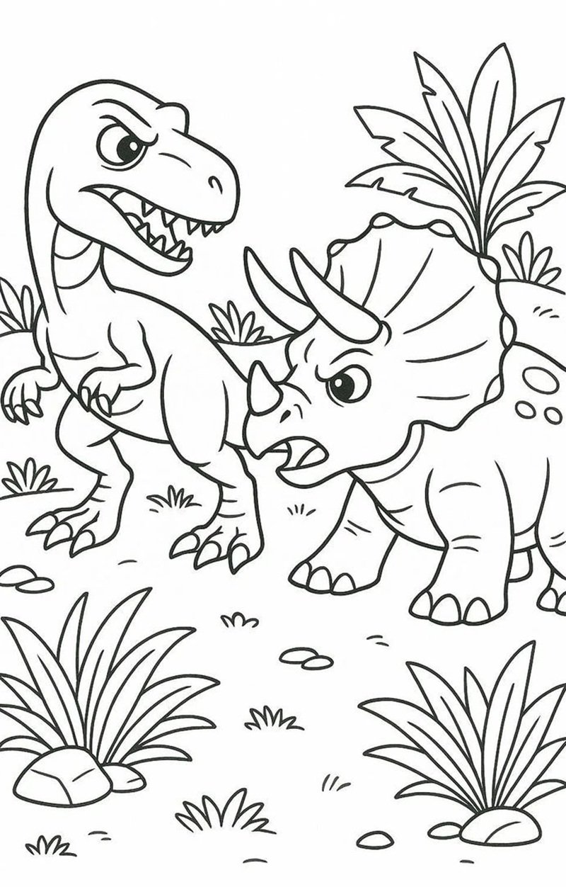 tranh tô màu con vật 5