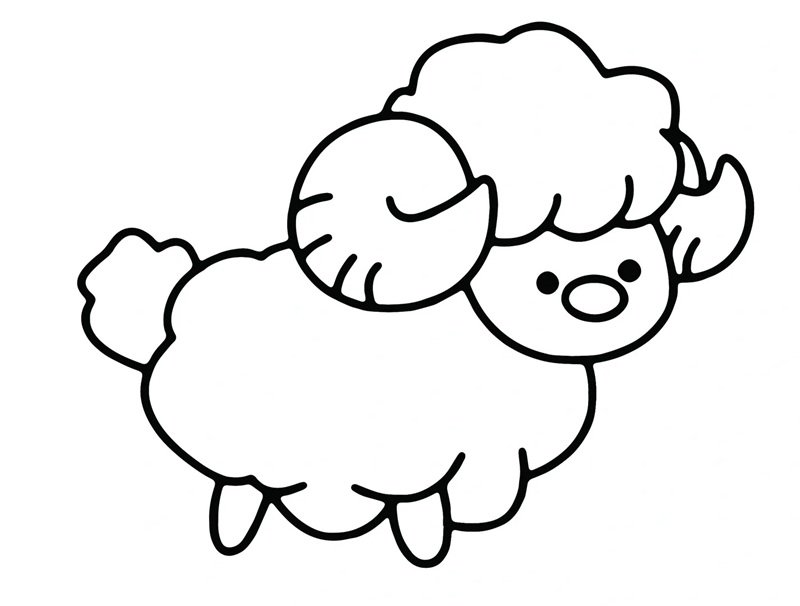 tranh tô màu con vật 6