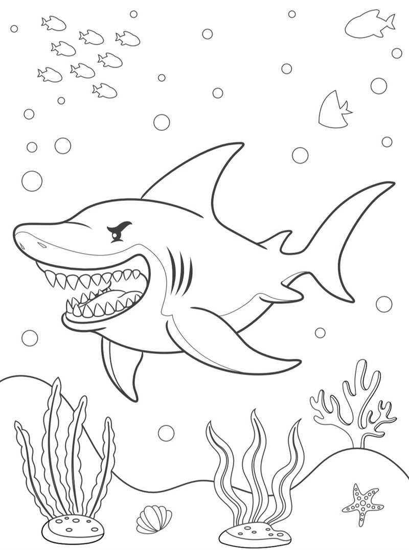 tranh tô màu con vật 8