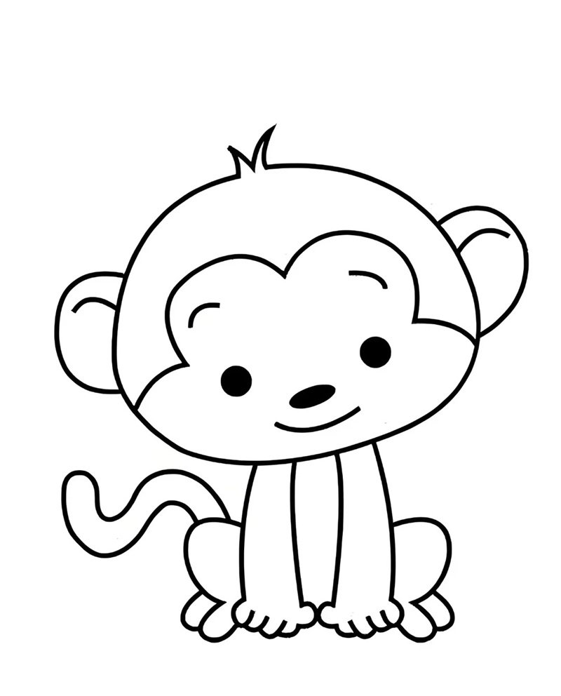 tranh tô màu con vật sống trong rừng