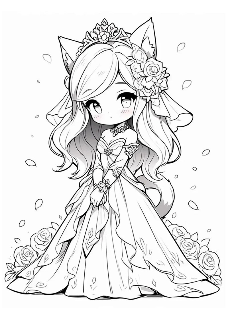 tranh tô màu công chúa 30